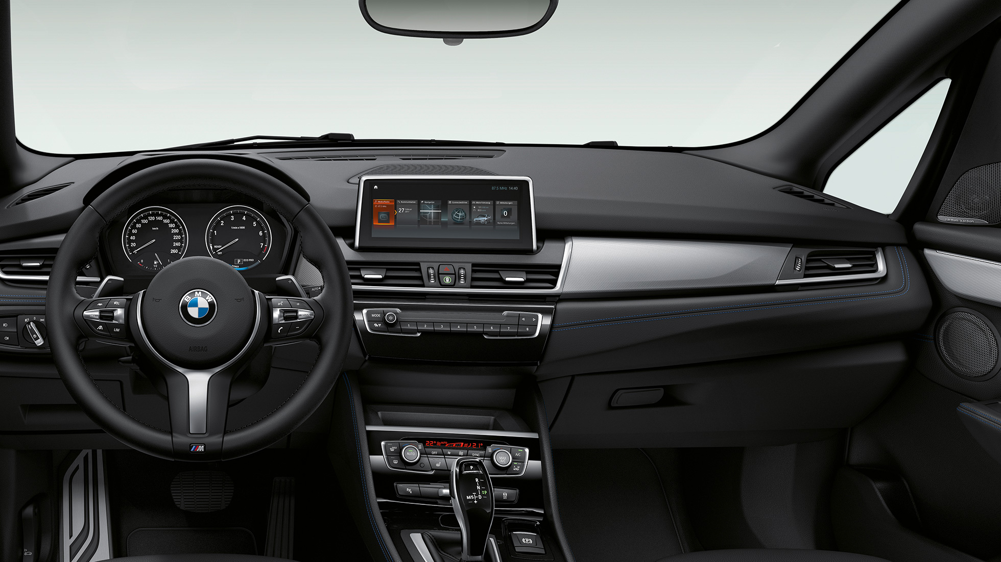 Cockpit BMW 2 Series Active Tourer Model M Sport Cockpit BMW 2 Series Active Tourer 220d xDrive Model M Sport F45 2018 interior