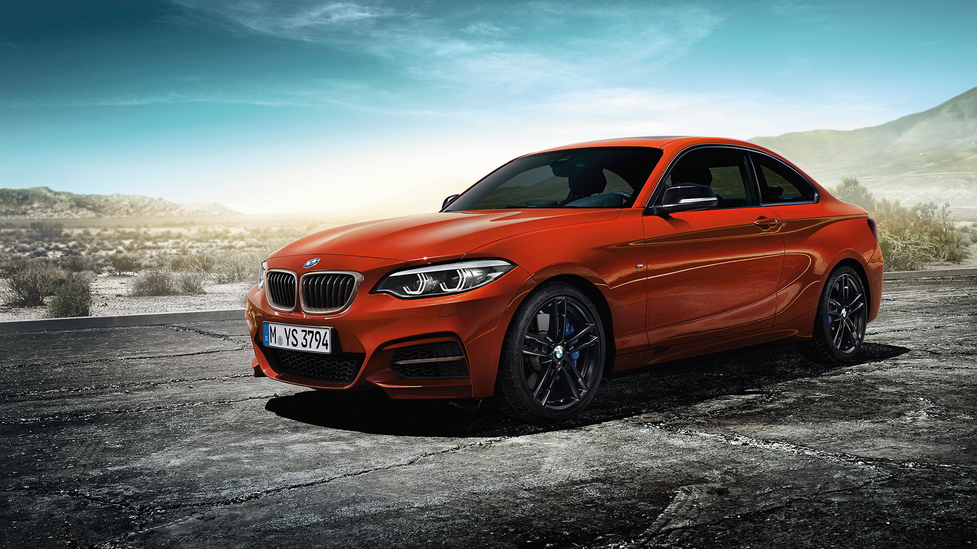 BMW 2 Series Coupé, still shot of the front BMW 2 Series Coupé, still shot of the front