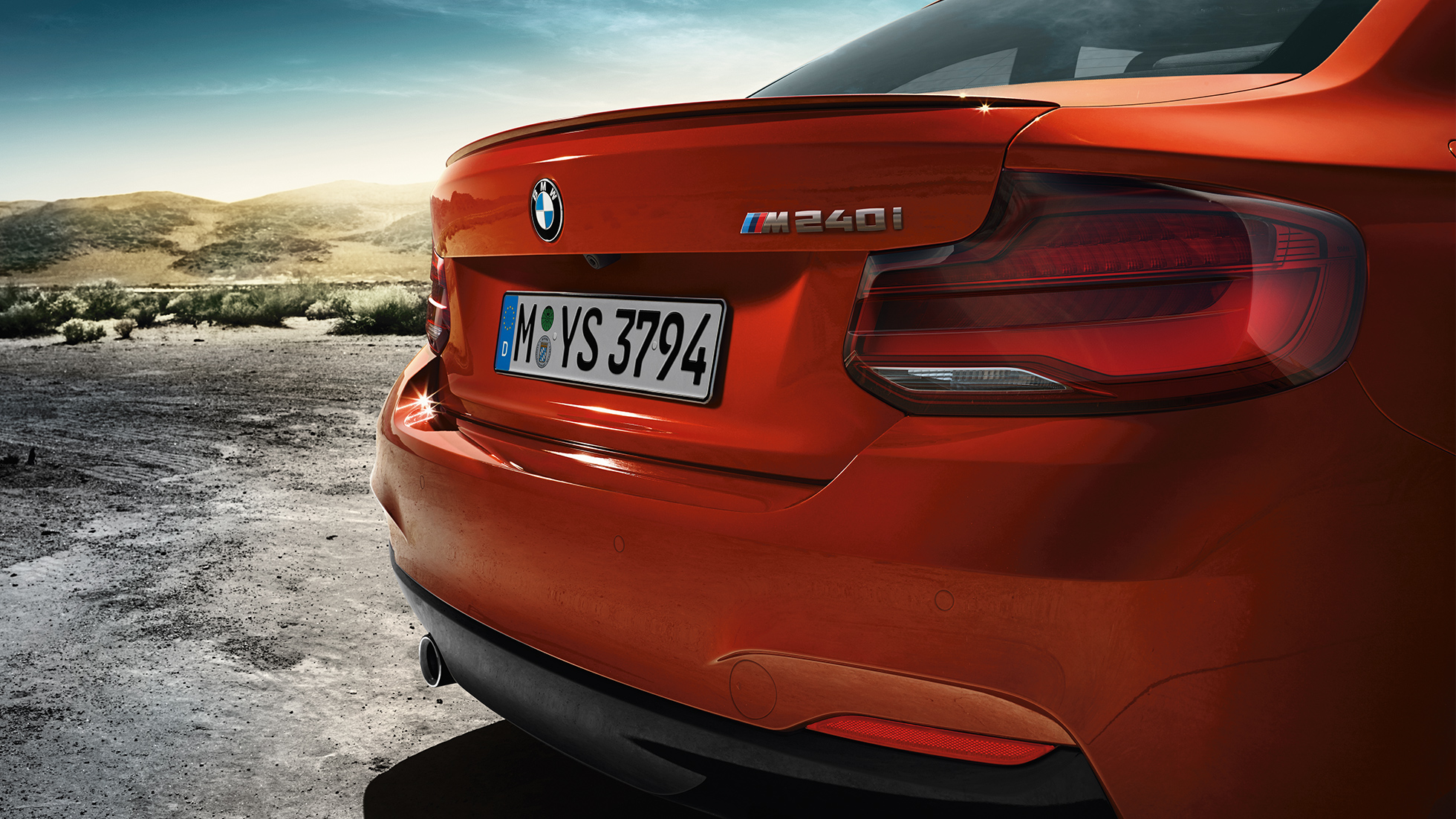 BMW 2 Series Coupé, model name at the rear BMW 2 Series Coupé, model name at the rear