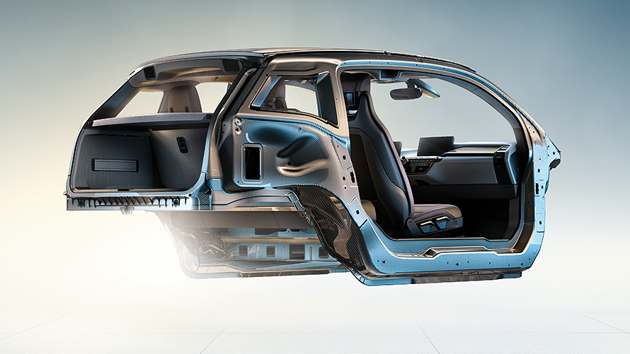 BMW i3 lightweight construction The innovative body of the BMW i3 lightweight construction Carbon